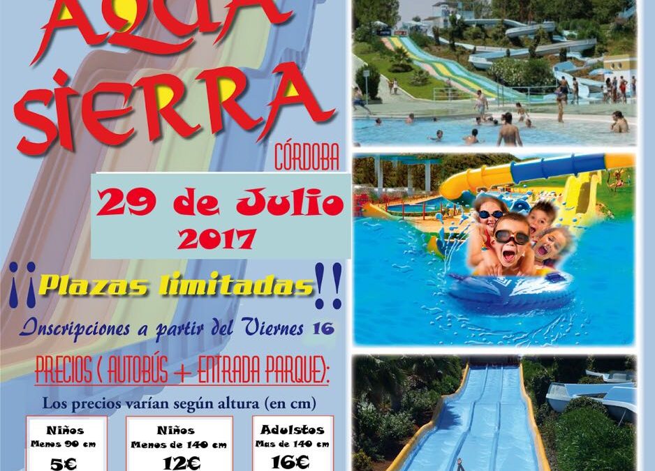 Vente con nosotros al AquaSierra