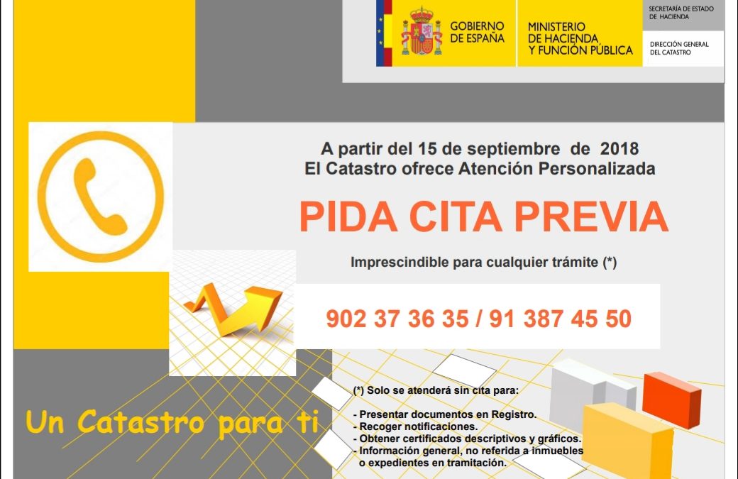 Pida Cita Previa para el Catastro