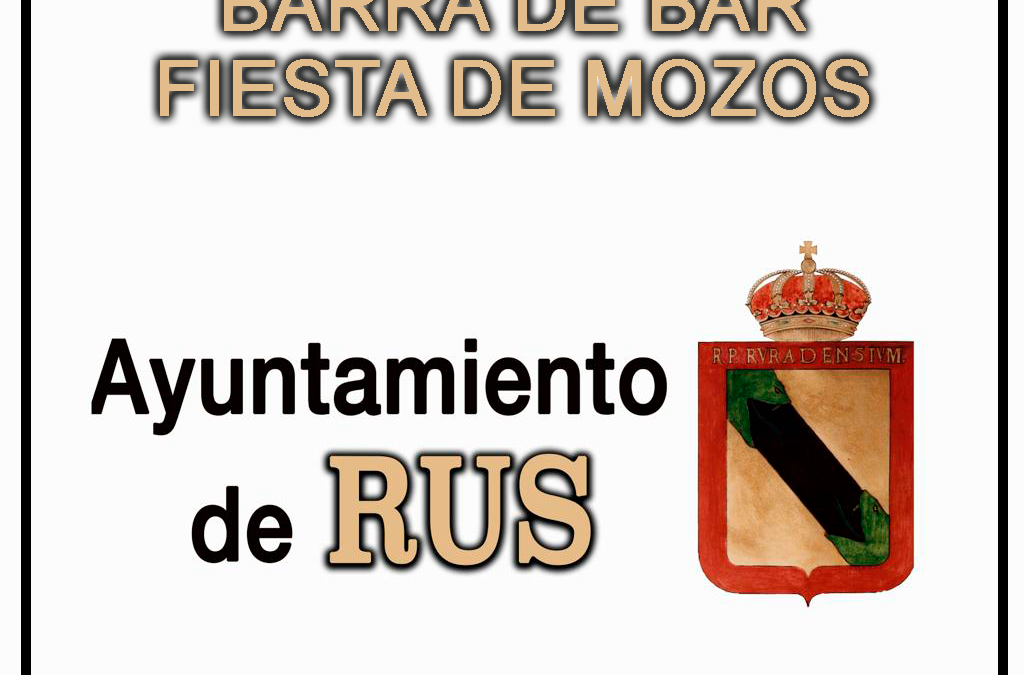 ANUNCIO: BARRA DE BAR DE FIESTA DE MOZOS