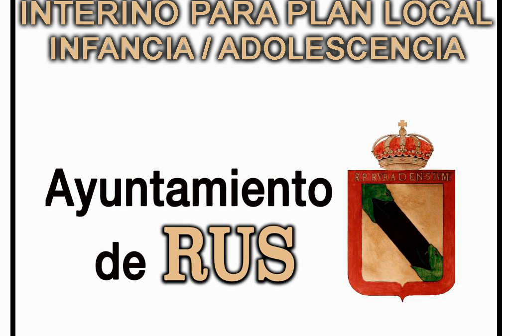 Técnico en Régimen Funcionario Interino Plan Local Infancia/Adolescencia