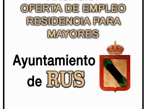 Anuncio: Oferta de Empleo de Residencia para Mayores Municipal