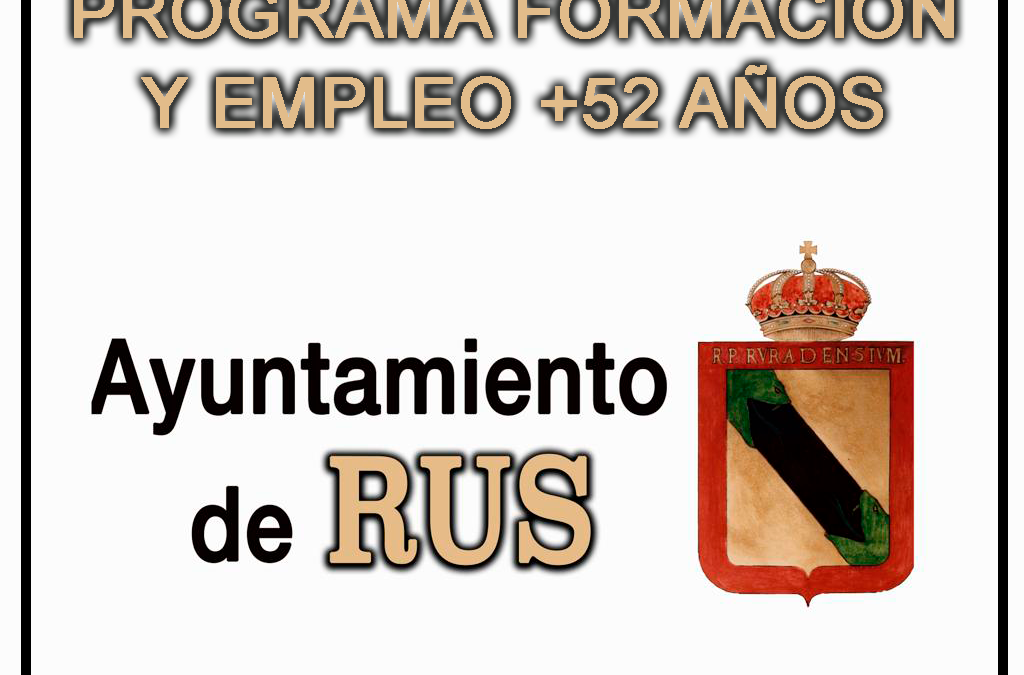 Programa Formación y Empleo Mayores de 52 Años