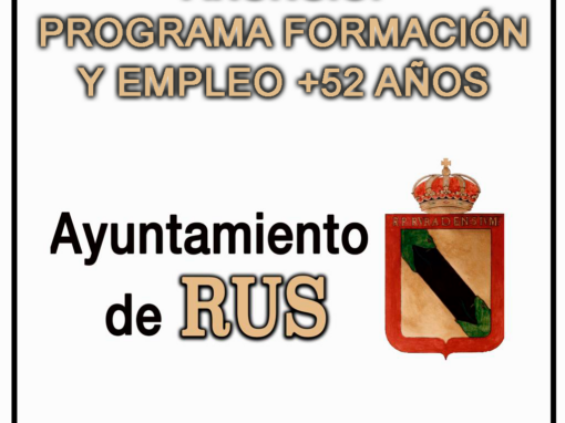 Programa Formación y Empleo Mayores de 52 Años