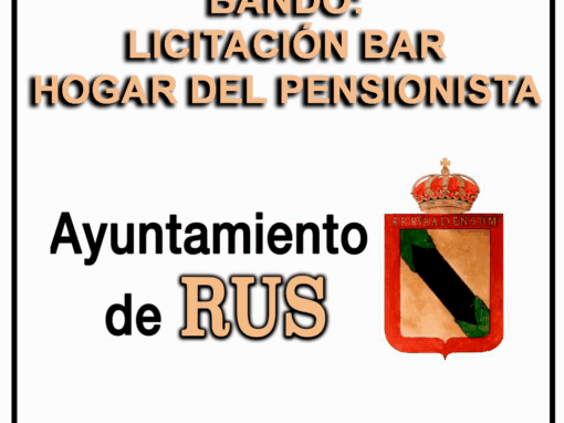 BANDO y PLIEGO DE CONDICIONES: Licitación Bar Hogar del Pensionista