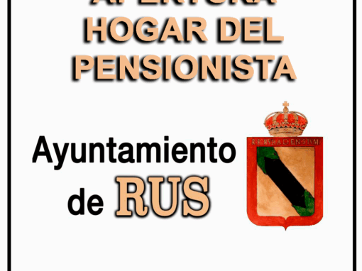 BANDO: Apertura Hogar del Pensionista