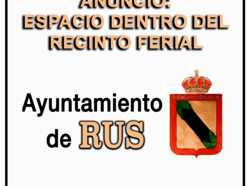 ANUNCIO: Abierto el Plazo Para Solicitar Espacio Dentro del Recinto Ferial