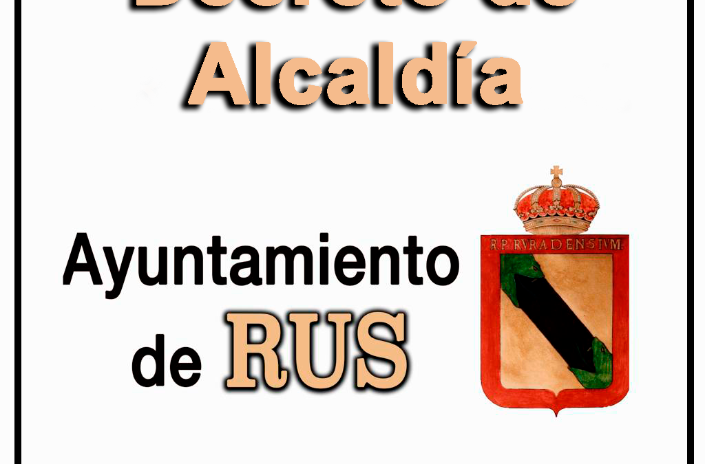 Decreto de Alcaldía: SUSPENSIÓN TEMPORAL DE ACTIVIDADES EN INSTALACIONES DEPORTIVAS MUNICIPALES Y CLASES EN CENTROS EDUCATIVOS POR SITUACIÓN DE ALERTA METEOROLÓGICA
