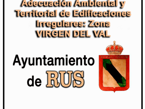ANUNCIO:  Plan Especial de  Adecuación Ambiental y  Territorial de Edificaciones  Irregulares: Zona VIRGEN DEL VAL