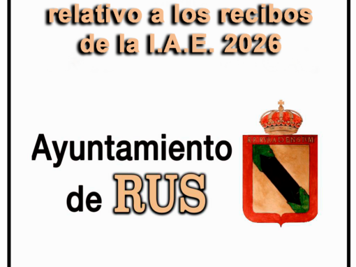 Anuncio de cobranza relativo a los recibos de la I.A.E. 2026
