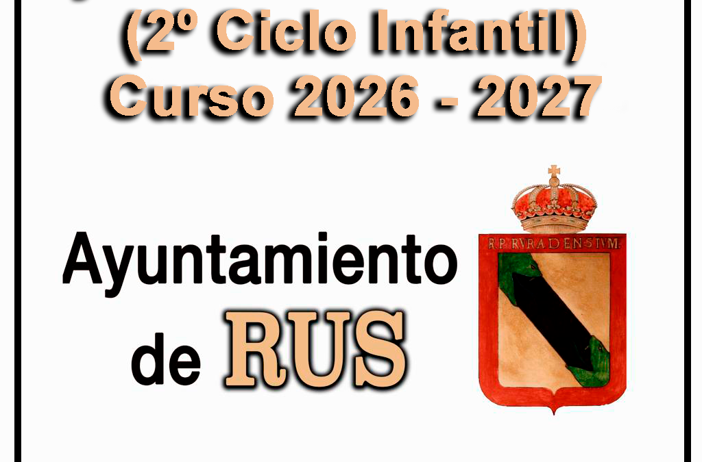 Convocatoria de Ayudas Destinadas al Alumnado de Educación Infantil (2o CICLO)  para el Curso Escolar 2026-2027